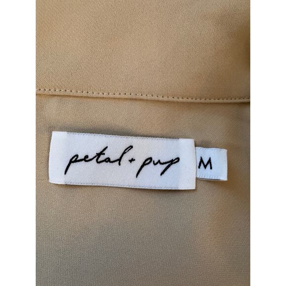 NEW PETAL + PUP Women's Long Sleeve Full Wrap Tie Sumit Blazer Dress Size M - Picture 6 of 8